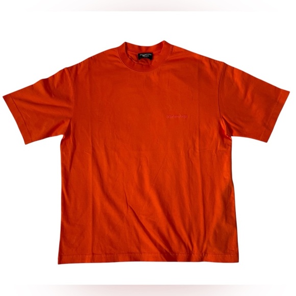 NWT- BALENCIAGA  BB CORP VINTAGE JERSEY - Picture 1 of 5